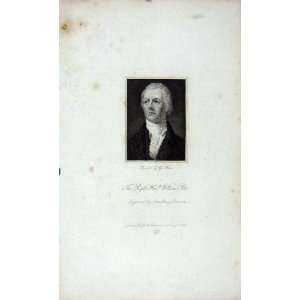 1823 ANTIQUE PORTRAIT WILLIAM PITT JOHN ROBINSON 