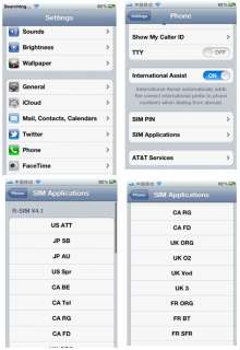   iPhone  Settings  Phone  SIM Applications. Then you will see the