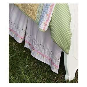  Whistle & Wink Twin Bedskirt, Butterfly Party