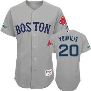  Kevin Youkilis Jersey Boston Red Sox #20 Road Grey 
