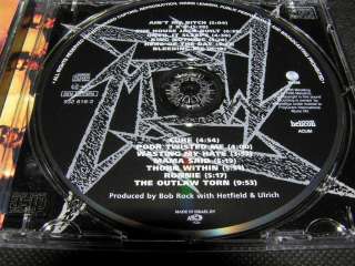 METALLICA   LOAD Rare Original ISRAELI PRESS CD, N MINT  