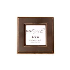  4x4 Square Picture Frame with 1.5 Inch Border (Moab 