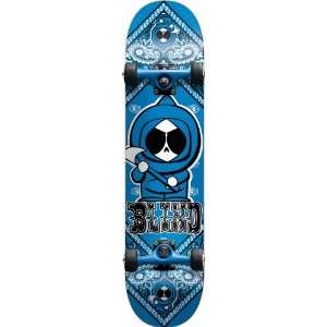  Blind Reaper Hoodlum Mini Complete Skateboard (Blue, 7 
