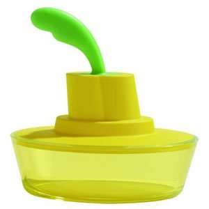  Alessi Ship Shape Butter Dish Yellow