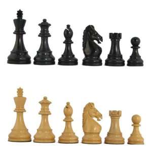  4 MoW Ebonized Hoplites Staunton Chess Pieces Toys 