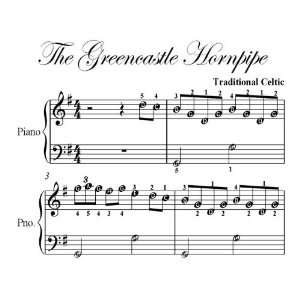  Greencastle Hornpipe Easy Piano Sheet Music Traditional 
