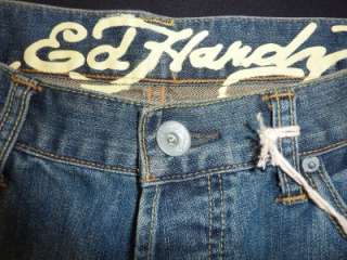 NWT Ed Hardy Hurricane Cobra Signature Jeans 33/32 $119  