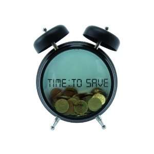   Time Wanted Time to Save Alarm Clock Money Bank
