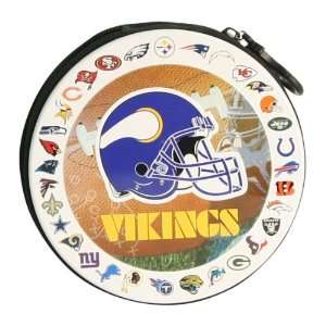 Minnesota Vikings CD / DVD / Game Carrying Case (Holds 24 CDs)