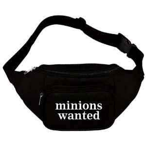  Minions Wanted Waist Fanny Pack Black 