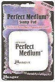 Ranger Perfect Medium Stamp Pad Clear Ink   resist NEW  