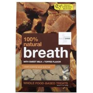  100% Natural Breath Dog Treat   12 oz (Quantity of 6 