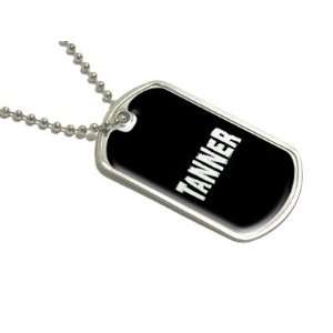  Tanner   Name Military Dog Tag Luggage Keychain 