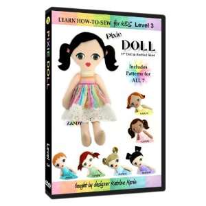  Kids Sewing   Learn How to Sew for Kids Pixie Doll DVD #1 