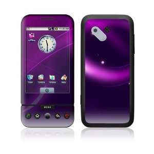 HTC Dream, T Mobile G1 Decal Skin   Abstract Purple