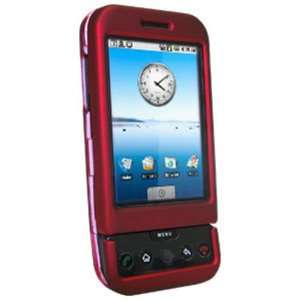   Hard Case for T Mobile G1, HTC Dream (Red) Cell Phones & Accessories