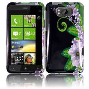   Flower Hard Case Cover for HTC Titan X310E Cell Phones & Accessories