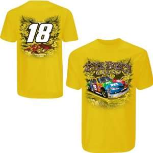   Checkered Flag Kyle Busch M&Ms Youth Groove T Shirt