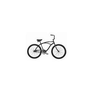  Mens Beach Cruiser Bicycle   26 Touch   Black Sports 