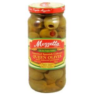 Mezzetta, Olive Queen Colossal Pmnto, 10 Ounce (6 Pack)  