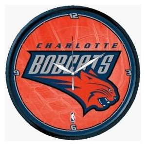  Charlotte Bobcats NBA Wall Clock