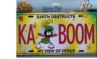 MARVIN THE MARTIAN LICENSE PLATE LOONEY TUNES L464  