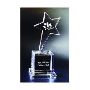  Award C263    Flying Star Optical Crystal Award/Trophy 
