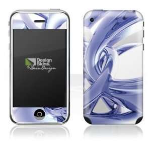   Design Skins for Apple iPhone 2G   Icy Rings Design Folie Electronics