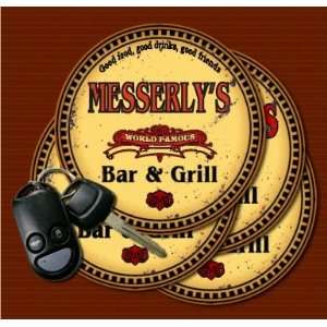  MESSERLYS Family Name Bar & Grill Coasters Kitchen 