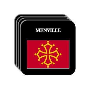  Midi Pyrenees   MENVILLE Set of 4 Mini Mousepad Coasters 