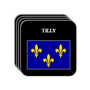  Ile de France   TILLY Set of 4 Mini Mousepad Coasters 