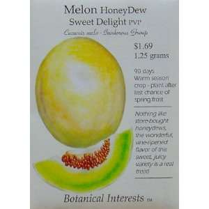  Honey Dew Melon Sweet Delight Seeds 22 Seeds Patio, Lawn 