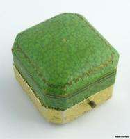 JEWELRY BOX   Estate Vintage Jewelry Ring Earring Case Hinged Japanese 