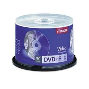  imation® IMN 17343 DVD+R RECORDABLE DISCS ON SPINDLE, 4 