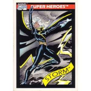  1990 Impel Marvel #24 Storm Trading Card 