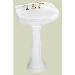  Bathroom Sink Pedestal by St. Thomas   5128 080 in White 