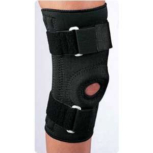 Neoprene Knee Support with Lateral Stays. Color Black Size Small, 12 
