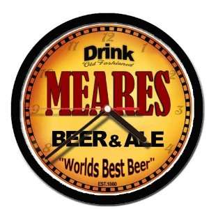  MEARES beer and ale cerveza wall clock 