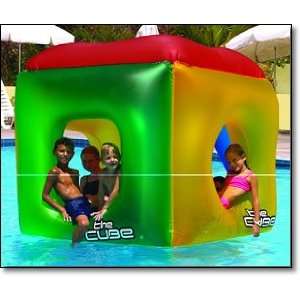    THE CUBE FLOATING HABITAT INFLATABLE POOL FLOAT Toys & Games