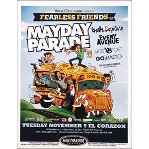  Mayday Parade   Posters   Limited Concert Promo