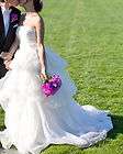 VERA WANG Wedding Dress / Gown   Tissue Organza   Sz 0  
