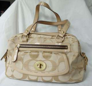 NEW WITH TAG COACH BONNIE SIGNATURE SATCHEL 13402  