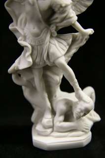 Saint St. Michael Archangel Statue Sculpture Made Italy  