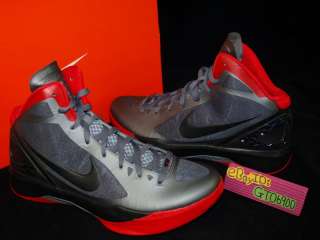 Nike Zoom Hyperdunk 2011 Grey Black Red US8~10.5 Basketball 454138004 