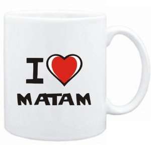 Mug White I love Matam  Cities 