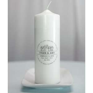  Interchangeable Family Crest Personalized Unity Candle 