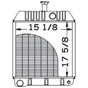  New Radiator 579010M92 Fits MF 50C, 50D 