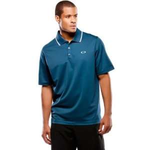  Oakley Standard Mens Polo Casual Wear Shirt   Marine Blue 
