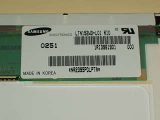 APPLE POWERBOOK G4 LCD SCREEN SAMSUNG LTN152W3 L01 #152  