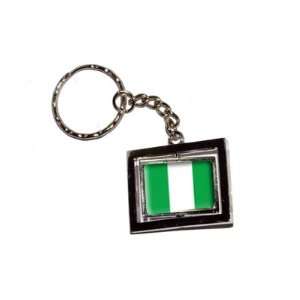 Nigeria Country Flag   New Keychain Ring